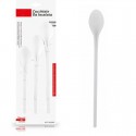 Set 3 Cucchiai In Plastica Per Insalata Da 25/29/33 Cm bianco utensili cucina