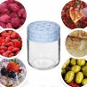 Hongu 12x Barattoli vetro per conserve vasi vasetti chiusura 350ml ...
