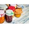 Hongu 12x Barattoli vetro per conserve vasi vasetti chiusura 350ml ...