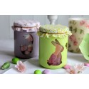 12x Barattoli vetro per conserve vasi vasetti chiusura 500ml con tappi miele
