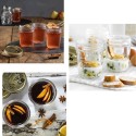 6 pz BARATTOLI 20CL QUATTRO STAGIONI BORMIOLI PER CONSERVE in vetro trasparente