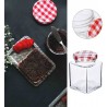 Hongu 24x BARATTOLI 100ml VASETTI I PER CONSERVE in vetro con tappi...