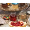 Hongu 24x BARATTOLI 45ml VASETTI PER CONSERVE in vetro con tappi pe...