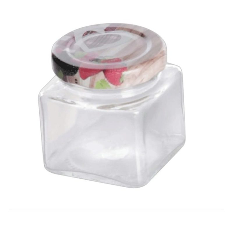 Hongu 24x BARATTOLI 60ml VASETTI PER CONSERVE in vetro tappi portac...