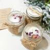 Hongu 24x BARATTOLI 60ml VASETTI PER CONSERVE in vetro tappi portac...