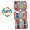 Giotto Astuccio per Scuola a 3 ZIP Cerniere Bambina bambino Portaco...