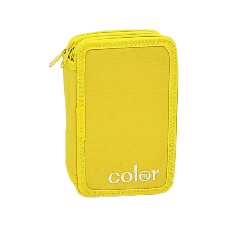 Astuccio per Scuola a 3 ZIP Cerniere Bambina bambino Portacolori Completo GIOTTO