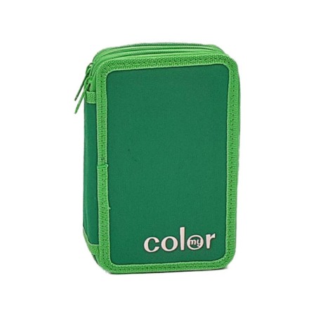 Astuccio per Scuola a 3 ZIP Cerniere Bambina bambino Portacolori Completo GIOTTO