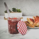 12 pz BARATTOLI VASETTI I PER CONSERVE vetro trasparente Marmellata miele tappo