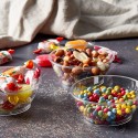 24  pz COPPETTA GELATO IN PLASTICA SET DA 80 CC DESSERT TRASPARENTI FINGER FOOD