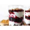 24 Bicchierini shot bicchieri PLASTICA 120CC DESSERT TRASPARENTI cicchetto birra