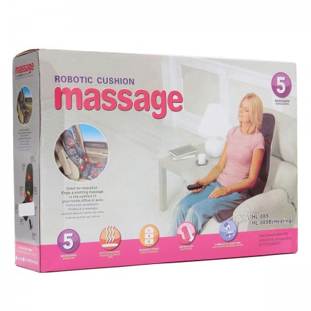 Cuscino da sedia massaggiante sedile auto ufficio casa relax stress riscaldante