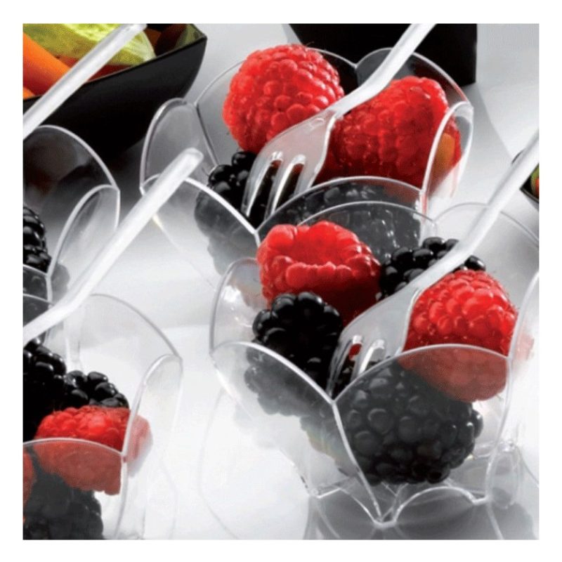 Hongu 48 pz COPPETTA Bicchierini IN PLASTICA DA 60 CC DESSERT TRASP...