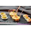 48 pz COPPETTA Bicchierini IN PLASTICA DA 60 CC DESSERT TRASPARENTI FINGER FOOD