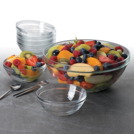 4x Coppa Impilabile da 6x2,5 cm in Vetro Aperitivo Stuzzichini Olive Duralex LYS