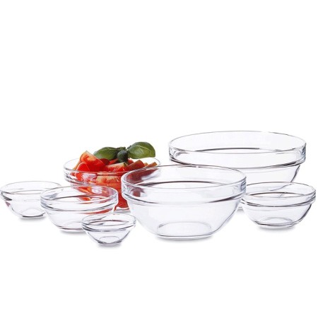 4x Coppa Impilabile da 7,5x3cm in Vetro Aperitivo Stuzzichini Olive Duralex LYS