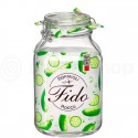 BORMIOLI FIDO VASO BARATTOLO IN VETRO 3 LITRI PER CONSERVE CHIUSURA ERMETICA