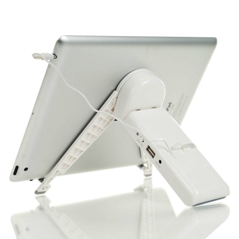 Supporto Stand da tavolo con altoparlante speaker incorporato per iPad 2 3 4 Mini Google Nexus Samsung Tab Tablet PC
