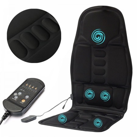 Cuscino da sedia massaggiante sedile auto ufficio casa relax stress riscaldante