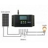 Hongu CONTROLLER REGOLATORE DI CARICA PANNELLI SOLARI 12V/24V 30A A...