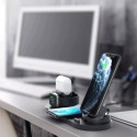 Base Di Ricarica Rapida 6 In 1 Wireless Per Samsung / Apple Watch iPhone 6 in 1