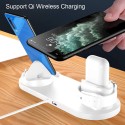 Base Di Ricarica Rapida 6 In 1 Wireless Per Samsung / Apple Watch iPhone 6 in 1