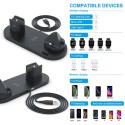 Base Di Ricarica Rapida 6 In 1 Wireless Per Samsung / Apple Watch iPhone 6 in 1