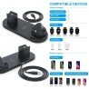 Hongu Base Di Ricarica Rapida 6 In 1 Wireless Per Samsung / Apple W...