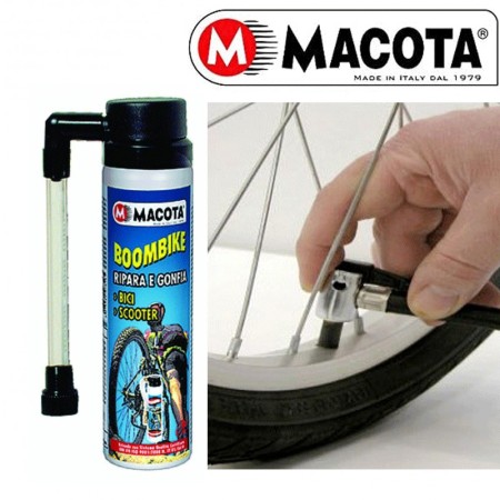 Bomboletta Per Gonfiare e Riparare Ruote Gomme Bici Bicicletta e Scooter 75ml