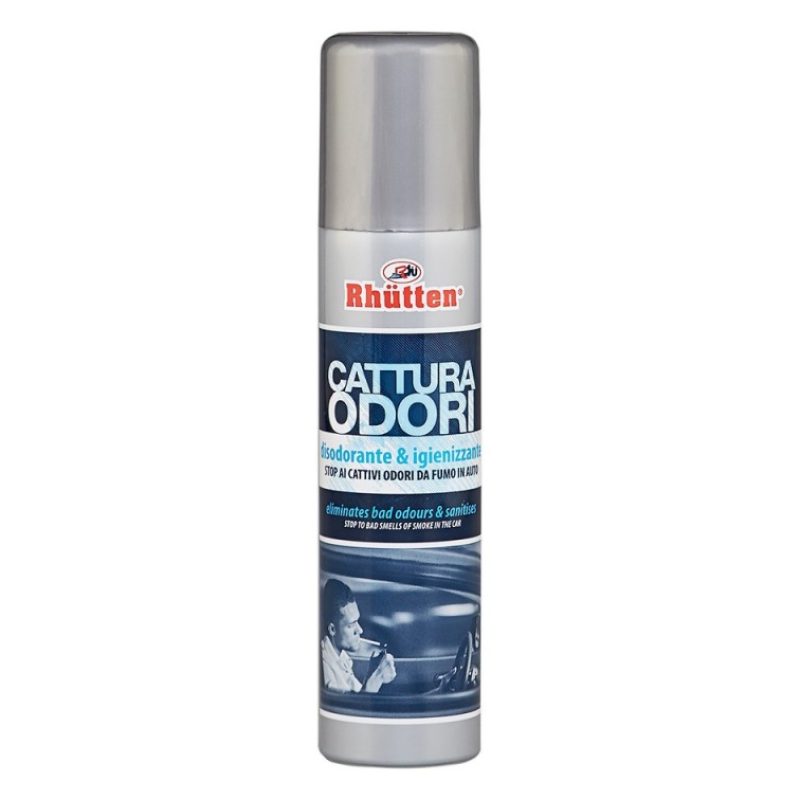RHUTTEN 2x Igienizzante Spray pulizia auto disodorante cattura catt...