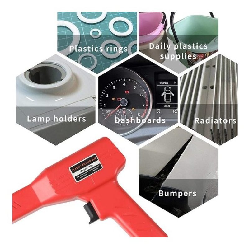 Hongu SALDATRICE PER PLASTICA 50W SALDATORE ARIA CALDA AUTO CRUSCOT...