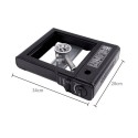 FORNELLO ACCIAIO INOX A GAS CAMPEGGIO CASA PORTATILE 2900W PIANO COTTURA CUCINA