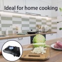 FORNELLO ACCIAIO INOX A GAS CAMPEGGIO CASA PORTATILE 2900W PIANO COTTURA CUCINA
