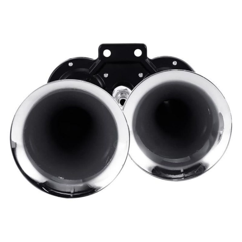 Clacson 2 trombe corno 12V 135db per auto camion moto barca tono con compressore