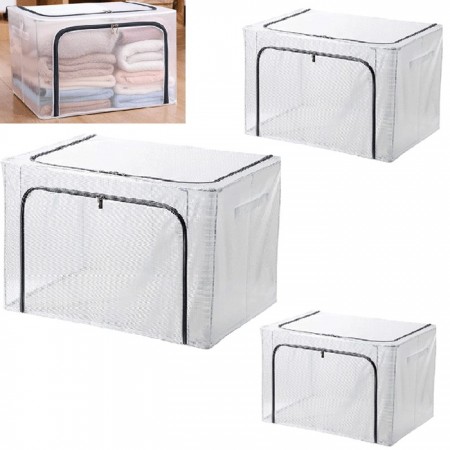 Box Scatola Salvaspazio Portatutto Vestiti Armadio Organizer varie misure in PVC