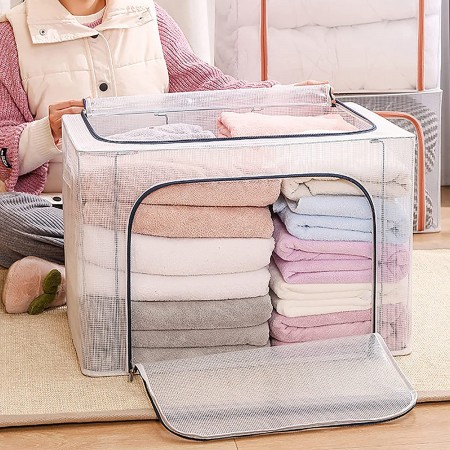 Box Scatola Salvaspazio Portatutto Vestiti Armadio Organizer varie misure in PVC