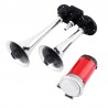 Clacson 2 trombe corno 12V 135db per auto camion moto barca tono con compressore