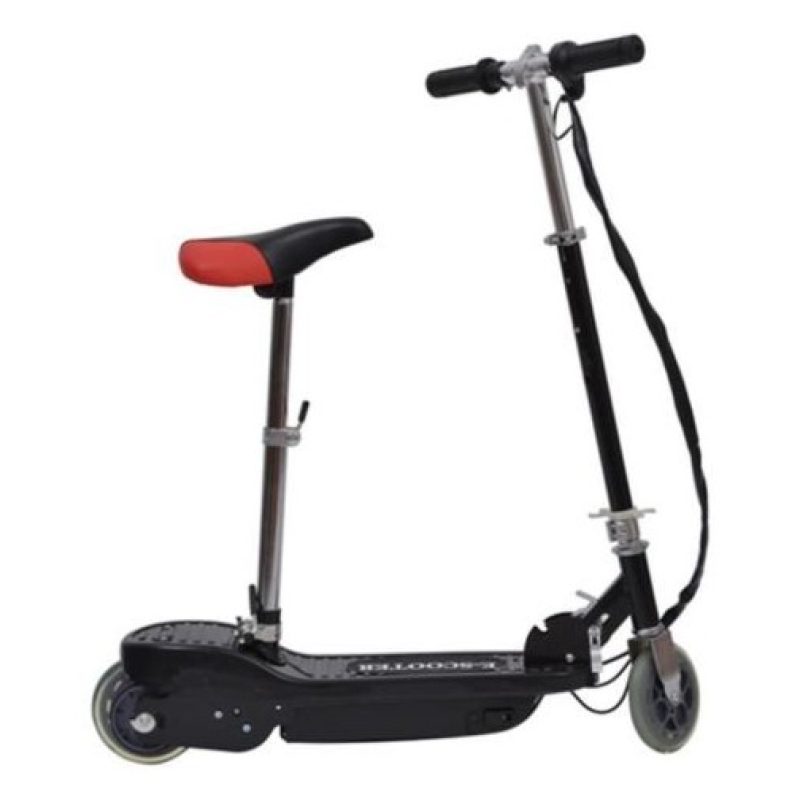 Monopattino con sellino E scooter elettrico bicicletta elettrica 120W full skate