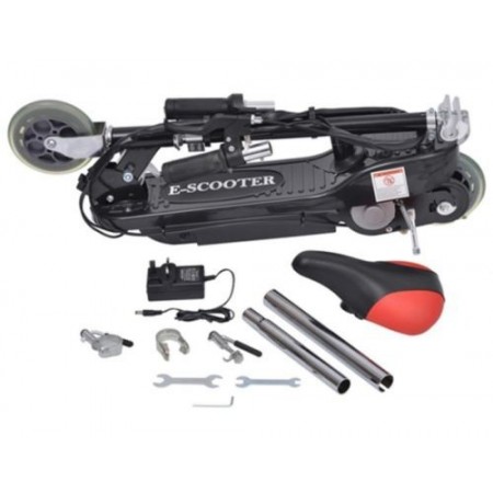 Monopattino con sellino E scooter elettrico bicicletta elettrica 120W full skate