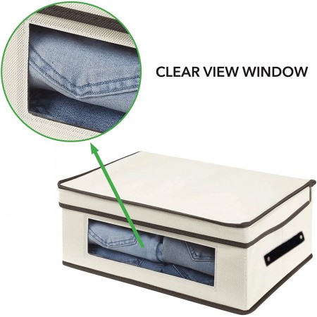 Box Scatola Salvaspazio Portatutto Contenitore Organizer 59x40x24cm per vestiti