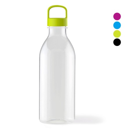 Set da 12 Bottiglia Succo plastica trasparente bottiglie 1L con tappo borraccia