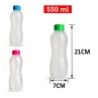 Plastic Forte Set 12 Bottiglia plastica trasparente bottiglie 550ml...