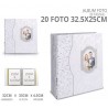 Hongu Album fotografico album portafoto a 20 tasche 32x33x4,5 cm fo...