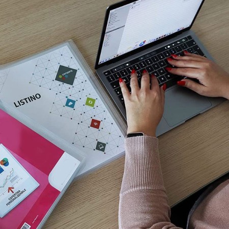 2x PORTALISTINI PORTALISTINO COPERTINA A4 BUSTE CON COPERTINA PERSONALIZZABILE