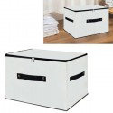 Scatola abiti salvaspazio armadio organizzatore contenitore vestiti 60x45x24cm