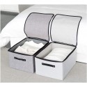 Scatola abiti salvaspazio armadio organizzatore contenitore vestiti 60x45x24cm