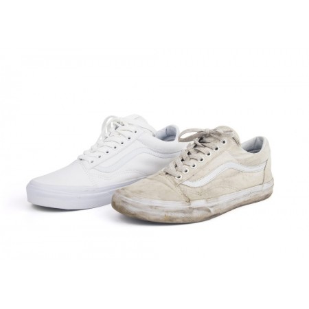 2x SCHIUMA DETERGENTE per SNEAKERS scarpe in pelle nylon gomma tessuti tecnici