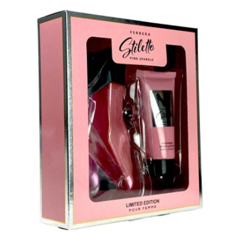 Hongu Set cofanetto regalo Ferrara Stiletto PROFUMO SPRAY+ LOZIONE ...