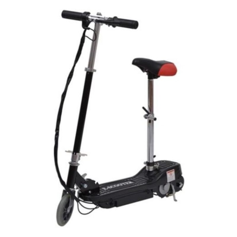 Monopattino con sellino E scooter elettrico bicicletta elettrica 120W full skate