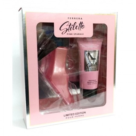 Set cofanetto regalo Ferrara Stiletto PROFUMO SPRAY+ LOZIONE CORPO DONNA PER LEI